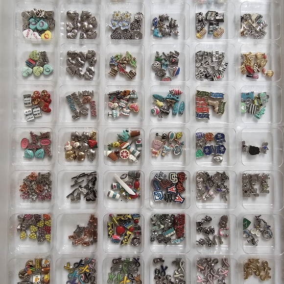 🦉 5/$21 🦉 O2 ORIGAMI OWL LIVING LOCKET FLOATING PETITE MEMORY CHARMS NEW!! - Picture 3 of 16